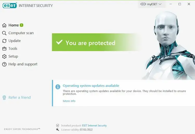 ویژگی های ESET Internet Security